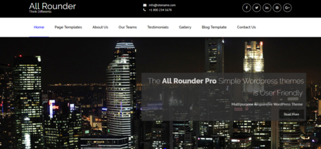 Allrounder Multipurpose WordPress Theme